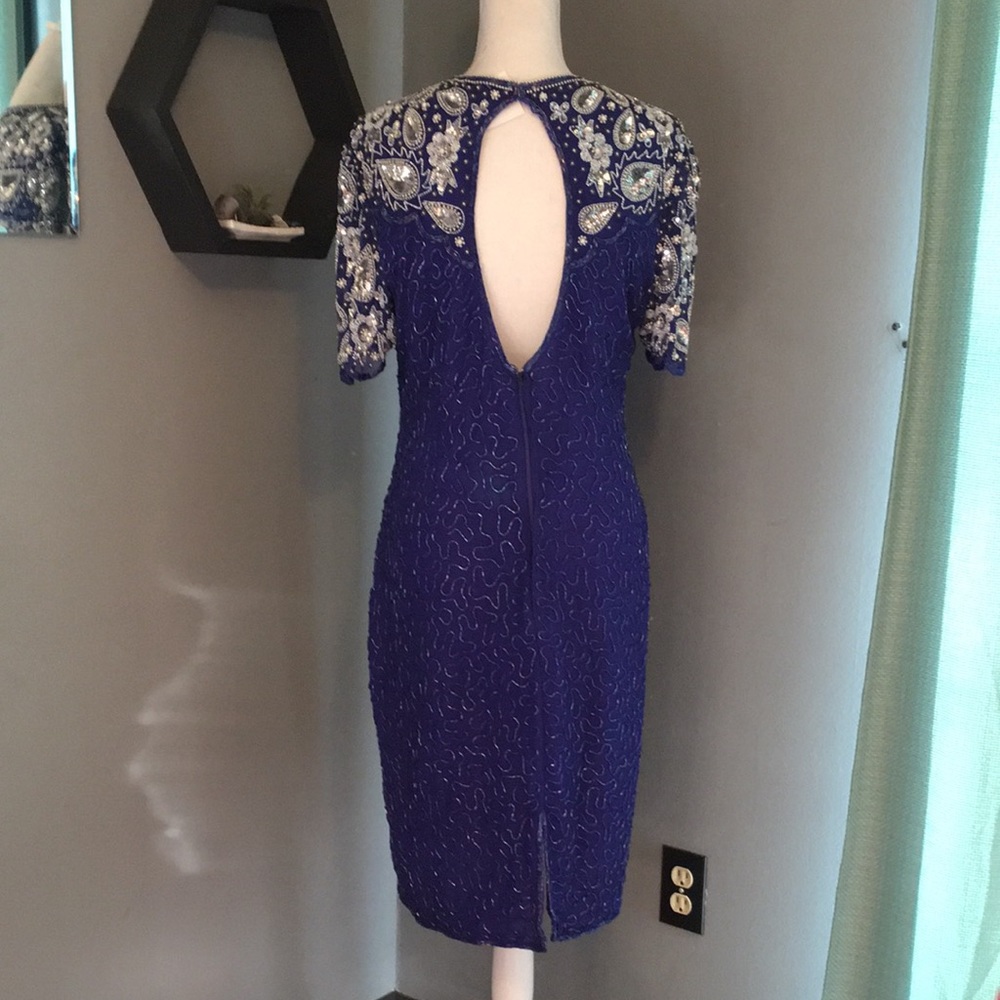 Laurence Kazar Beaded Dress - Picture 5 of 11